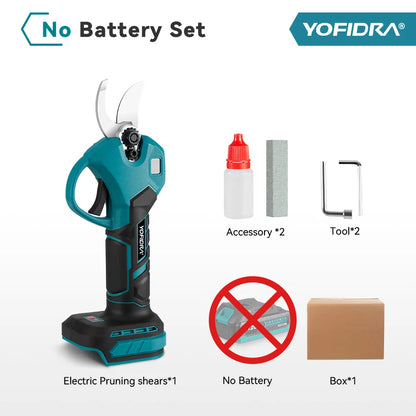 YOFIDRA 30mm Cordless Brushless Pruning Shears